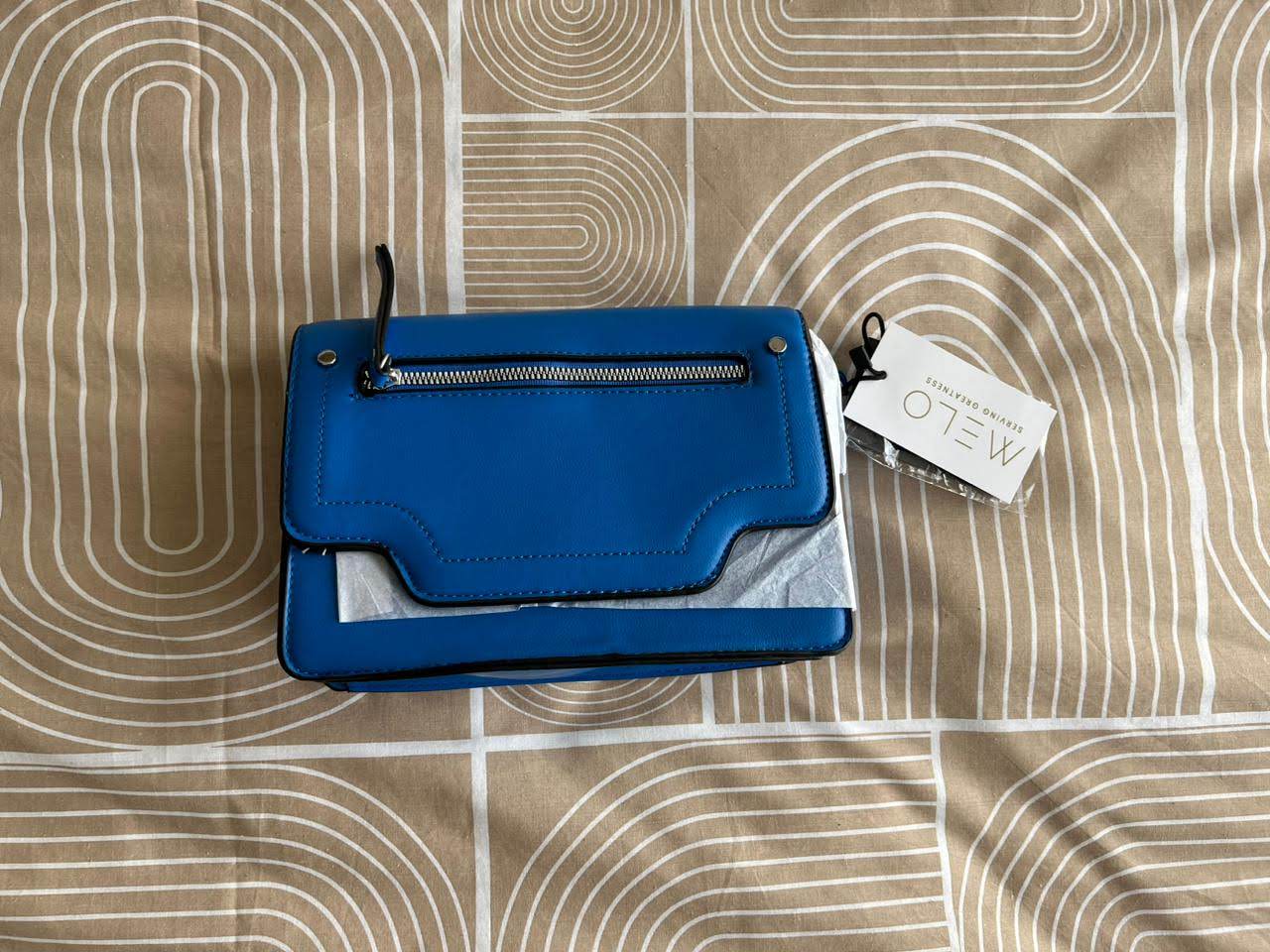 Blue Crossbody Handbag