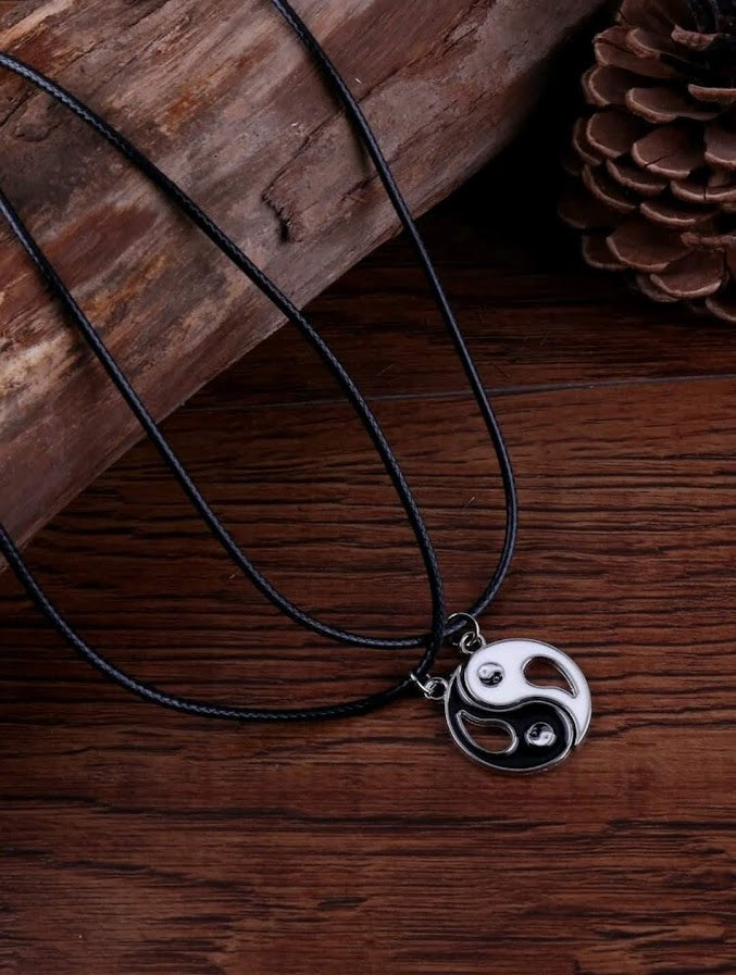 2pc Yin Yang Pendant Necklace