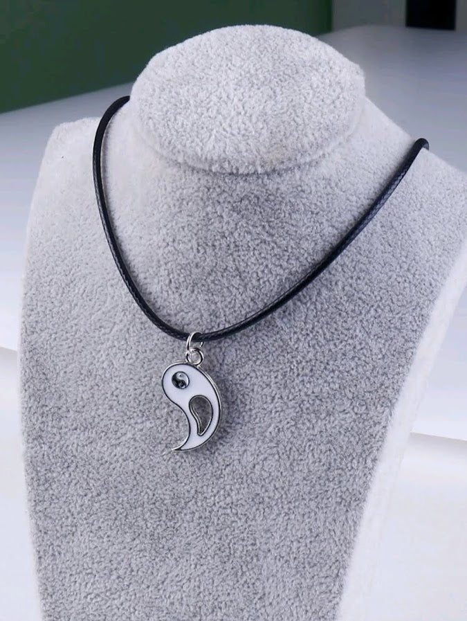 2pc Yin Yang Pendant Necklace