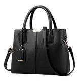 Women's Medium All Seasons Pu Leather Solid Color Vintage Style Square Zipper Shoulder Bag